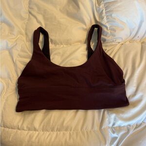 lululemon athletica Dark maroon reversible Sports Bra